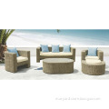 Outdoor aluminum synthetic rattan furniture set MY10SY05